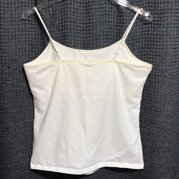 2aTEE Tank Top Creamy White w/Shelf Bra - Picture 2 of 6